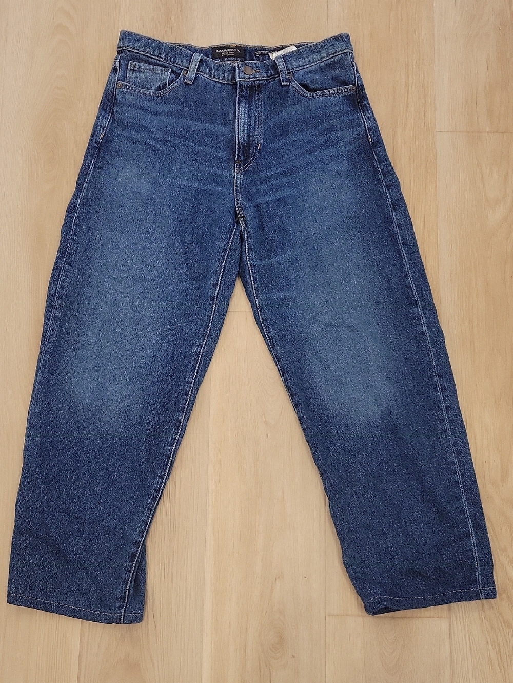 High Rise Barrel Fit Jeans Banana Republic Size 28